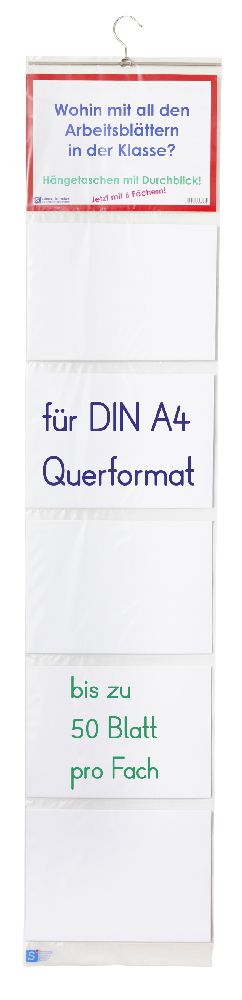 Hängetasche: A4 Querformat