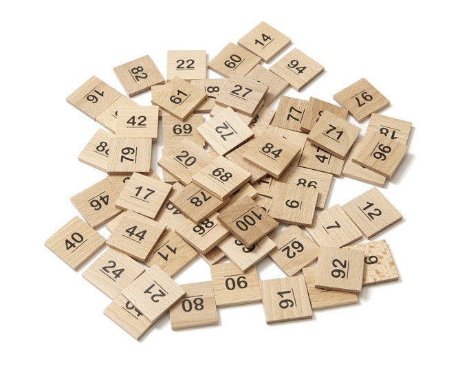 Zahlenchips 1-100
