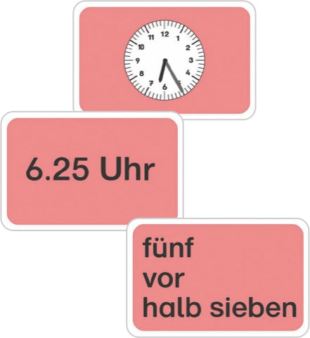 Wie spät ist es? - Stufe 2