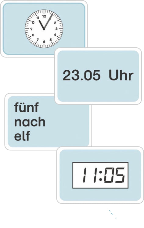 Wie spät ist es? - Stufe 3