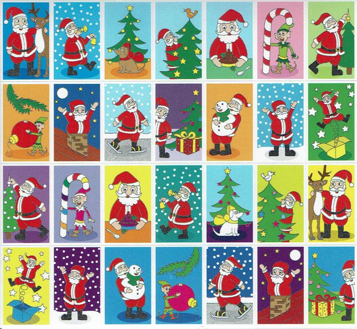 Belobigungs-Sticker - Weihnachten I