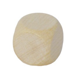 Rohholzwürfel abgerundet 20mm, 10 Stück