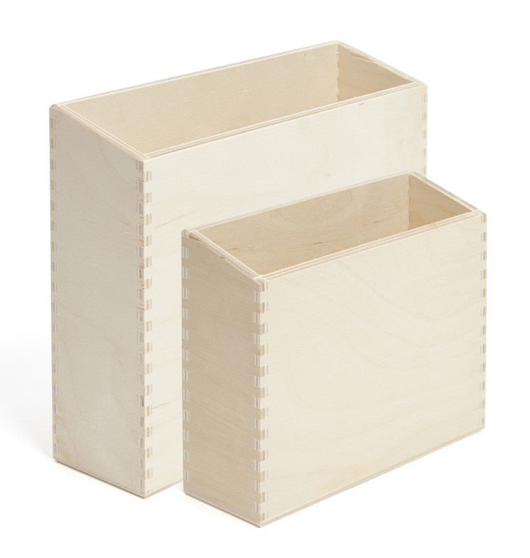 Karteikasten Holz - Hochformate