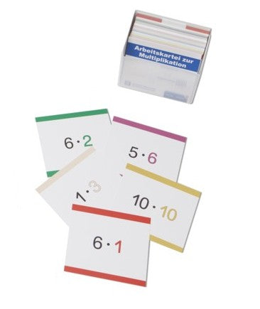 Arbeitskartei zur Multiplikation