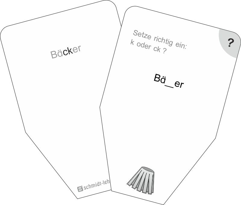 k oder ck (Super-Acht)
