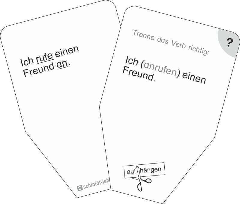 Trennbare Verben (Super-Acht)