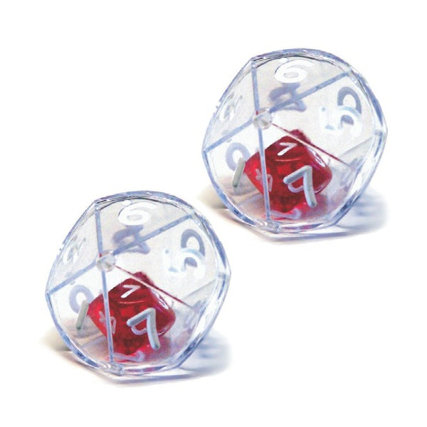 Doppelwürfel Zahlen 0-9, 2 Stück