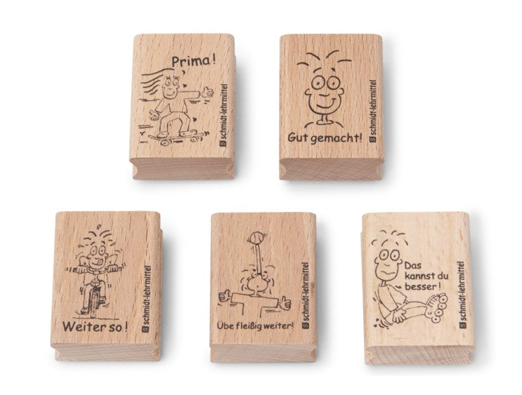 Belobigungsstempel DE (5er)