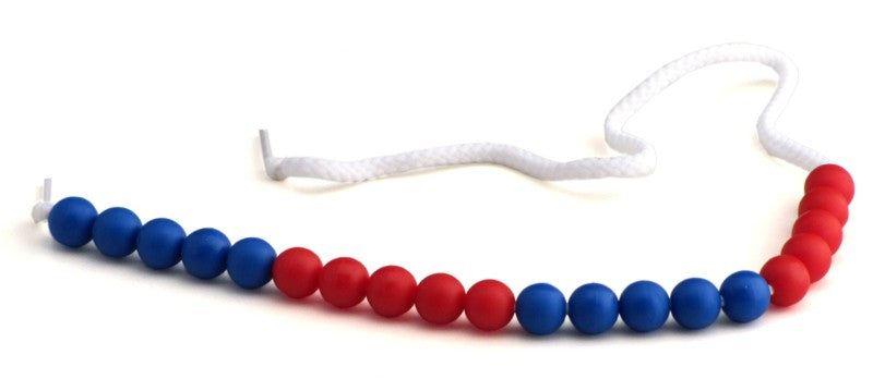 Rechenketten 20 blau/rot (5-er Schritte)