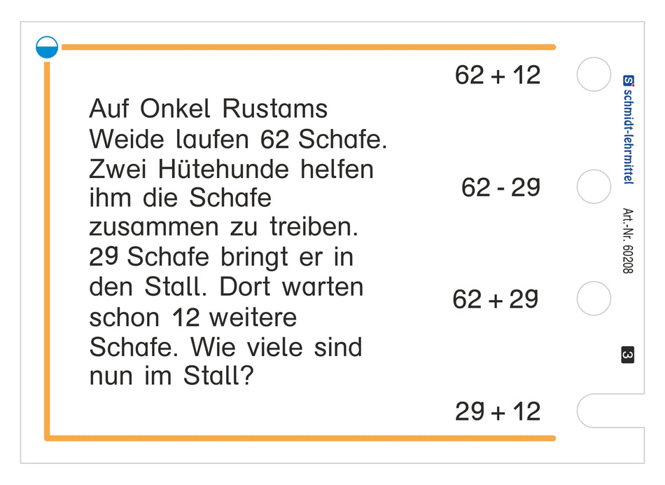Rechengeschichten I (Stöpselkasten)