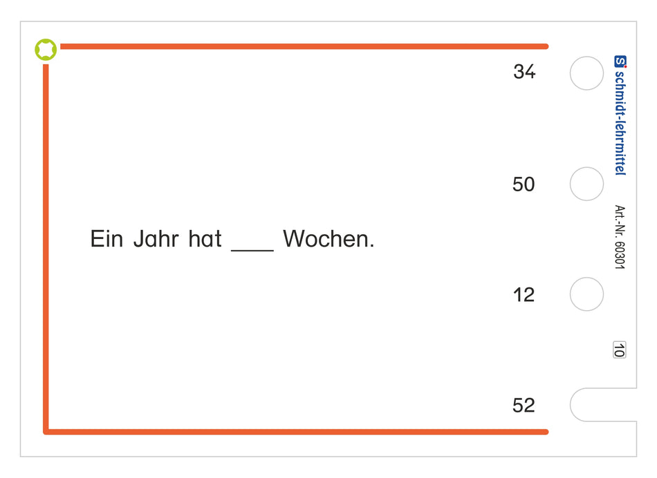 Kalender & Jahr (Stöpselkasten)
