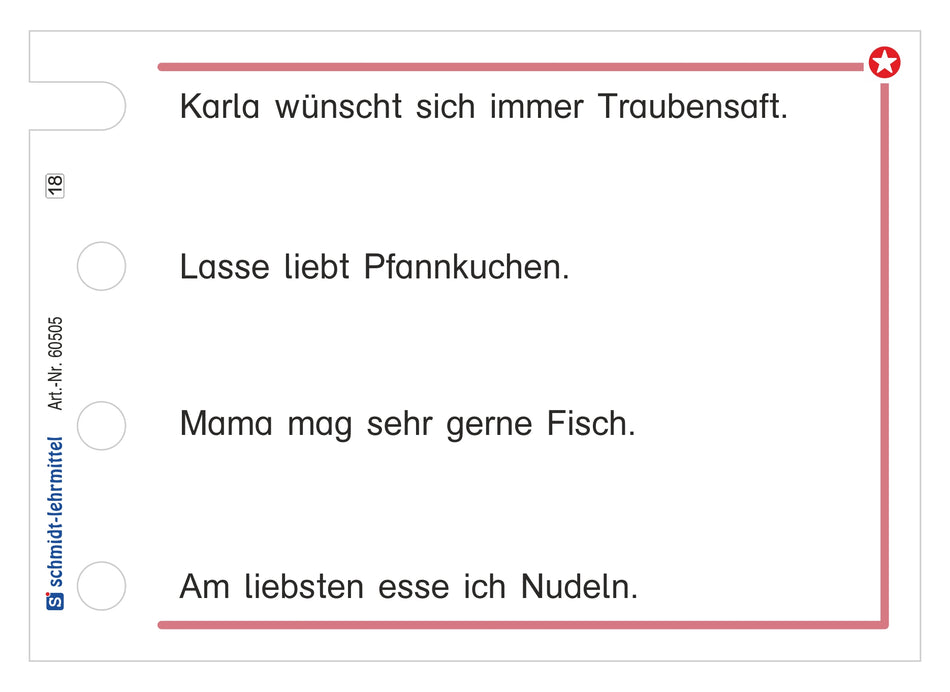 Welcher Satz gehört nicht dazu? (Stöpselkasten)