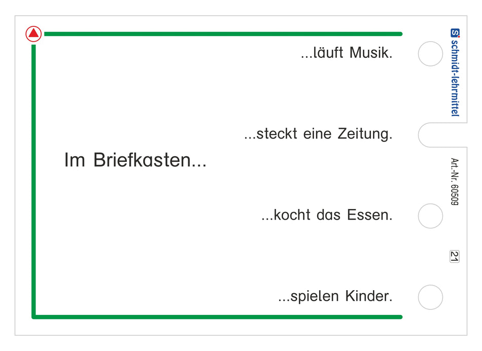 Sinn-Zuordnung I (Stöpselkasten)