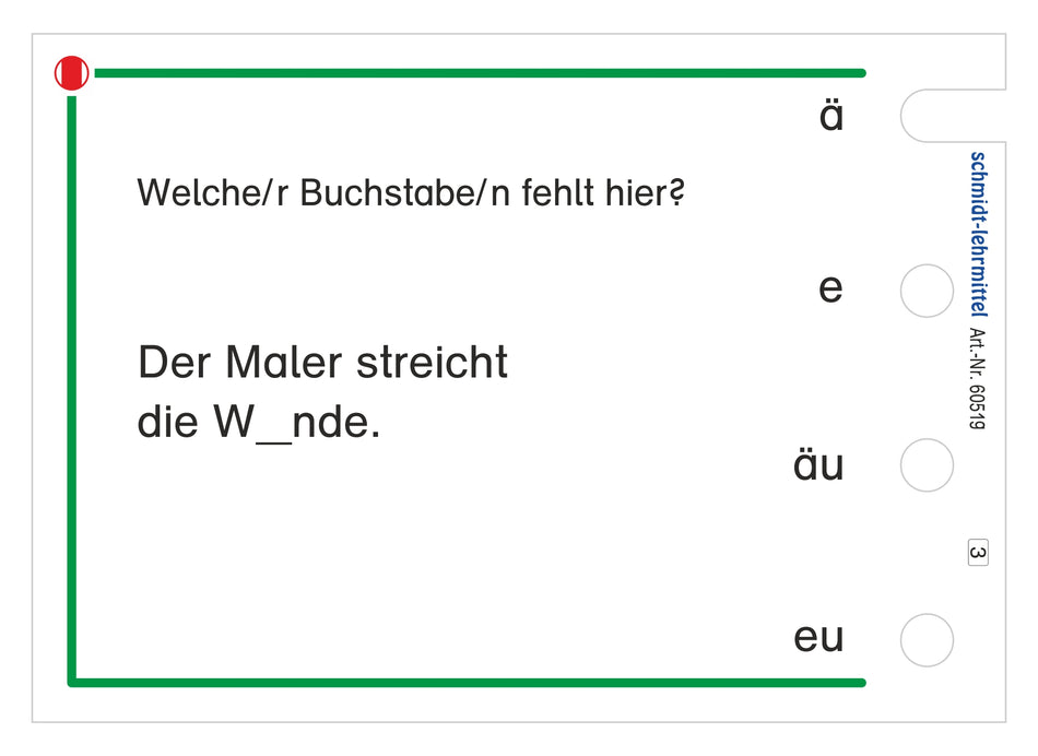 Ableitung ä/e, äu/eu (Stöpselkasten)