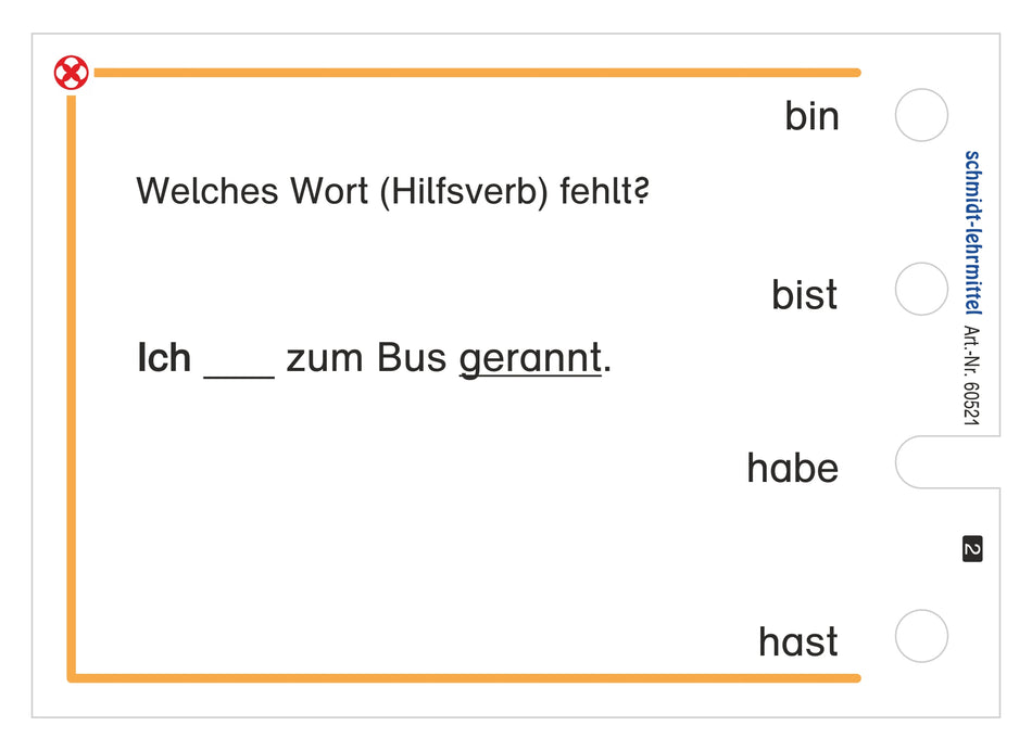 haben oder sein? (Stöpselkasten)