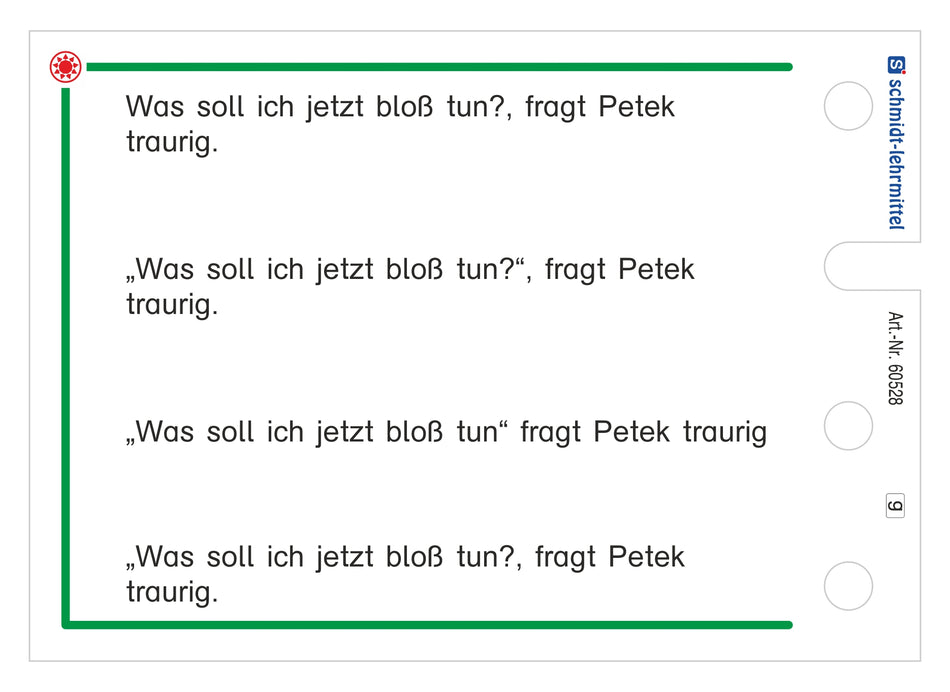 Wörtliche Rede (Stöpselkasten)