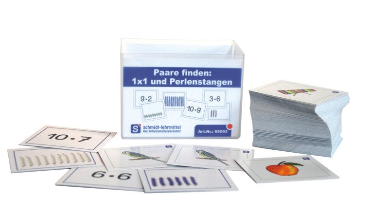 Paare finden: 1x1 und Perlenstangen