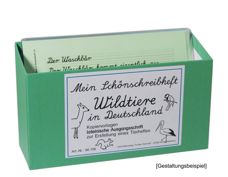 Schönschreibtexte "Wildtiere"