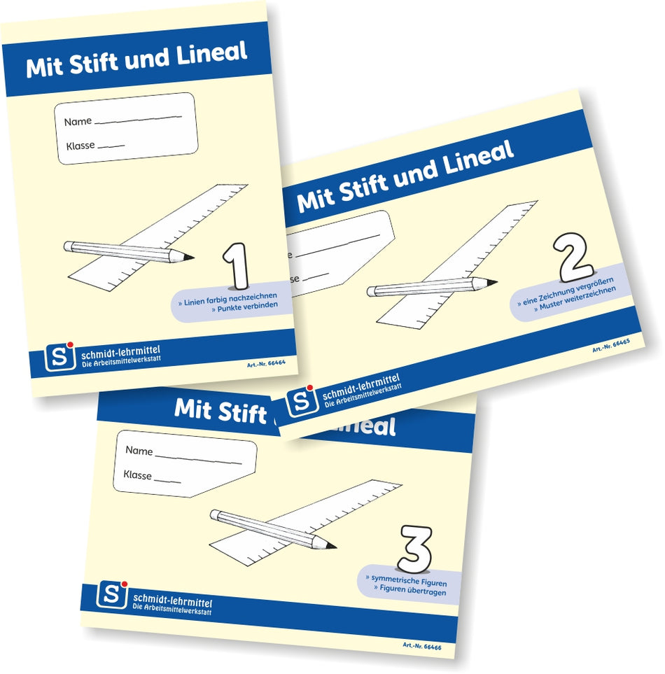 Mit Stift und Lineal – Hefte (Set)