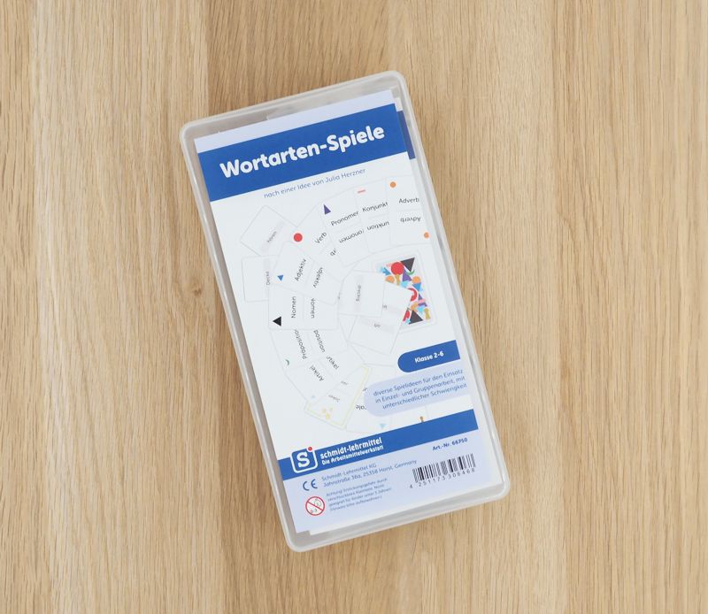 Wortarten-Spielebox