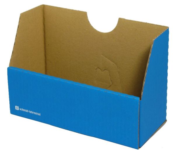 Falt-Karteibox DIN A4/A5 - blau
