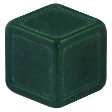 Blankowürfel 19mm grün
