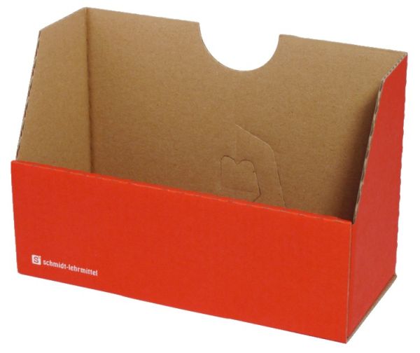 Falt-Karteibox DIN A4/A5 - rot