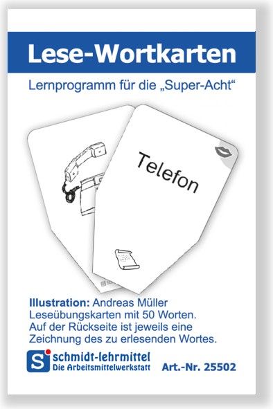 Lese-Wortkarten (Super-8)