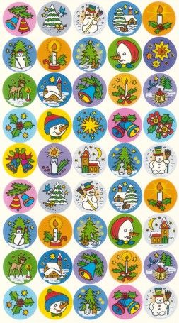 Belobigungs-Sticker - Weihnachten II