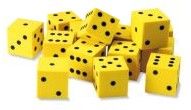 Flüster-Spielwürfel, 10 Stk, 17,5 mm Flüster-Spielwürfel, 10 Stk, 17,5 mm