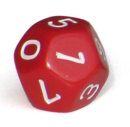 Schulwürfel - rot