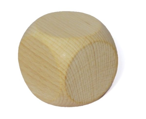 Rohholzwürfel abgerundet 60mm