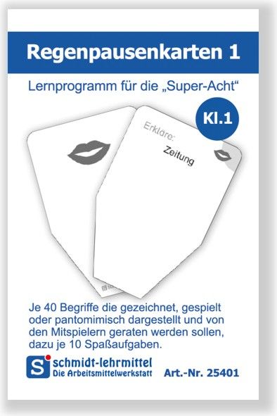 Regenpausenkarten Kl 1 (Super-8)