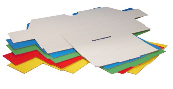 Falt-Karteibox DIN A4/A5 - Farbsortiment