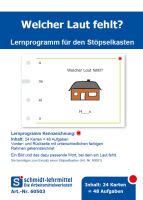 'Welcher Laut fehlt?' für den Stöpselkasten 'Welcher Laut fehlt?' für den Stöpselkasten