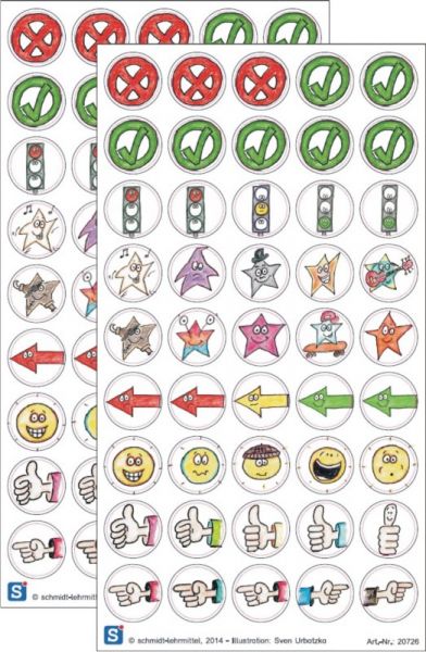 Belobigungs-Sticker - Symbole